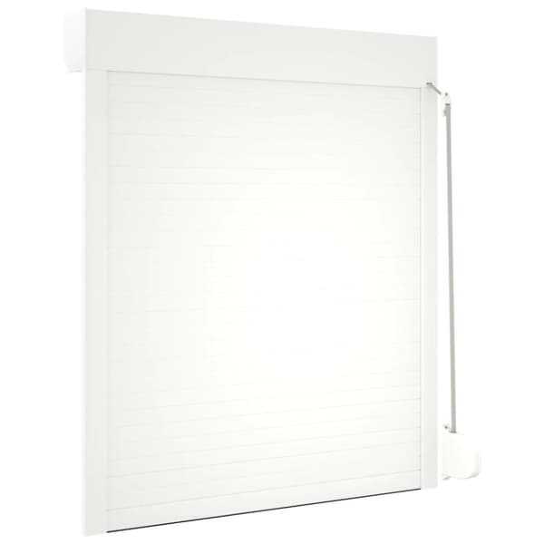 vidaXL rulleskodder 100x130 cm aluminium hvid