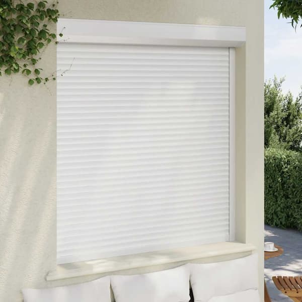 vidaXL rulleskodder aluminium 100x120 cm hvid