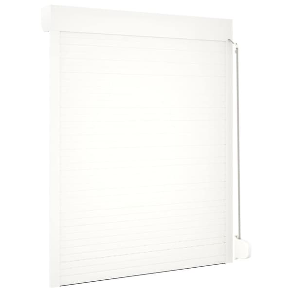 vidaXL rulleskodder 120x150 cm aluminium hvid