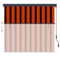 Pikkukuva 3 / 8: vidaXL Ulkorullaverho 170x250 cm oranssi ja ruskea