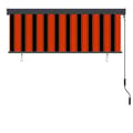Pikkukuva 4 / 8: vidaXL Ulkorullaverho 170x250 cm oranssi ja ruskea