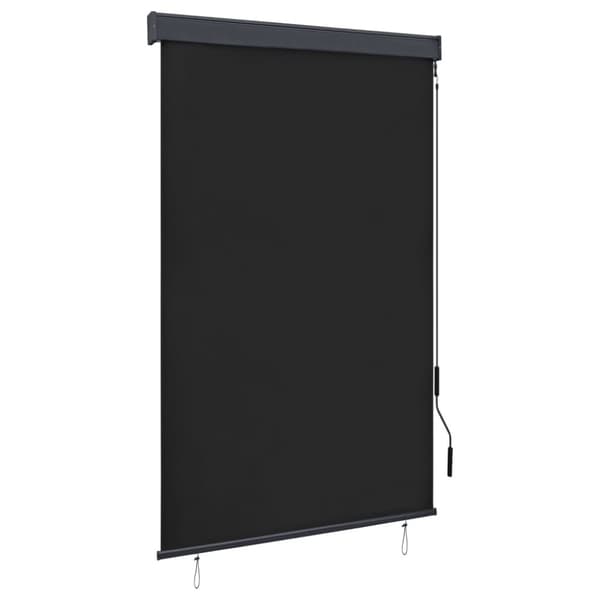 vidaXL Utendørs rullegardin 120x250 cm antrasitt
