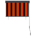 Miniatyrbillede 4 af 8: vidaXL udendørs rullegardin 100x250 cm orange og brun
