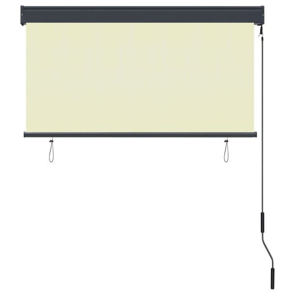 vidaXL udendørs rullegardin 120x250 cm cremefarvet