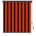 Miniatyrbild 2 av 8: vidaXL Rullgardin utomhus 140x250 cm orange och brun
