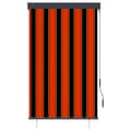 Miniatyrbild 2 av 8: vidaXL Rullgardin utomhus 100x250 cm orange och brun