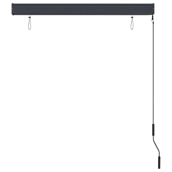vidaXL Utendørs rullegardin 120x250 cm blå og hvit