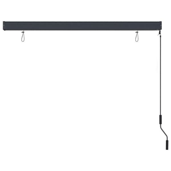 vidaXL Utendørs rullegardin 160x250 cm gul og blå