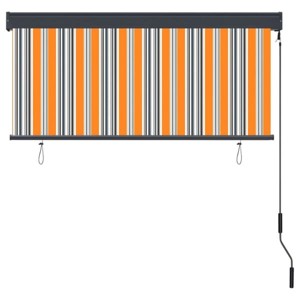 vidaXL udendørs rullegardin 140x250 cm gul og blå