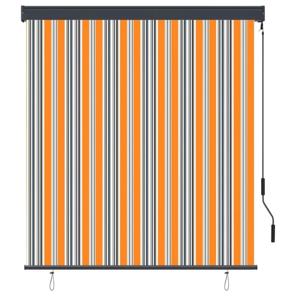 vidaXL udendørs rullegardin 140x250 cm gul og blå