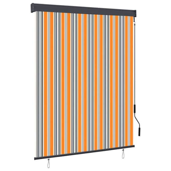 vidaXL udendørs rullegardin 140x250 cm gul og blå