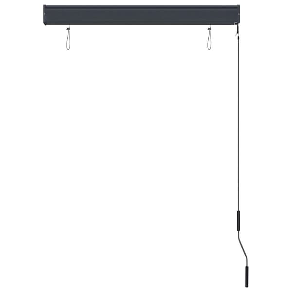vidaXL Rullgardin utomhus 100x250 cm gräddvit
