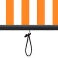 Miniatyrbilde 7 av 8: vidaXL Utendørs rullegardin 80x250 cm hvit og oransje