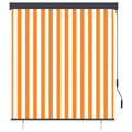 Miniatyrbillede 2 af 8: vidaXL udendørs rullegardin 140x250 cm hvid og orange
