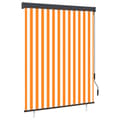 Miniatyrbillede 1 af 8: vidaXL udendørs rullegardin 140x250 cm hvid og orange