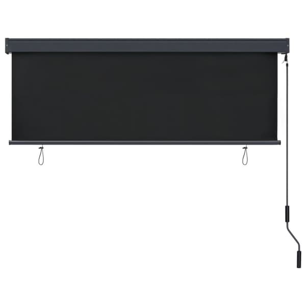 vidaXL Utendørs rullegardin 170x250 cm antrasitt