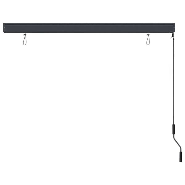vidaXL Utendørs rullegardin 170x250 cm antrasitt