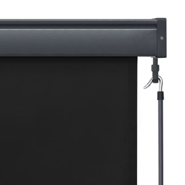 vidaXL Utendørs rullegardin 170x250 cm antrasitt