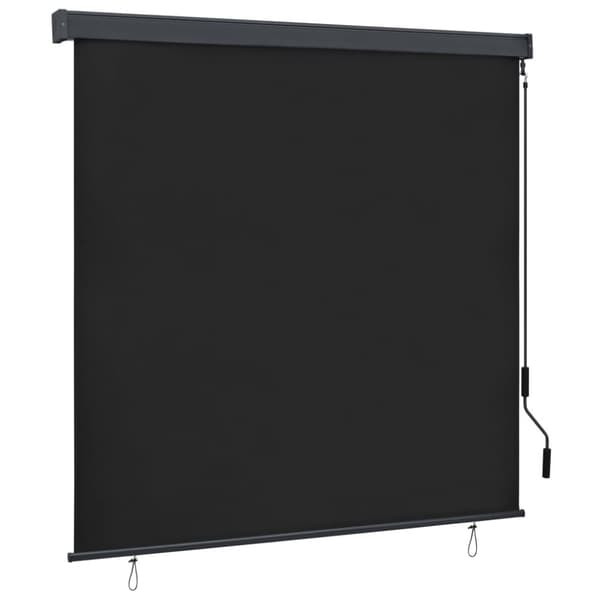 vidaXL Utendørs rullegardin 170x250 cm antrasitt