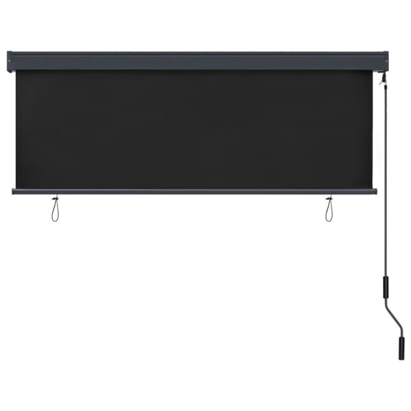 vidaXL udendørs rullegardin 160x250 cm antracitgrå