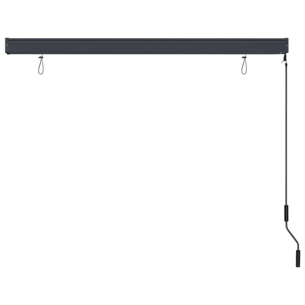 vidaXL Rullgardin utomhus 160x250 cm gräddvit