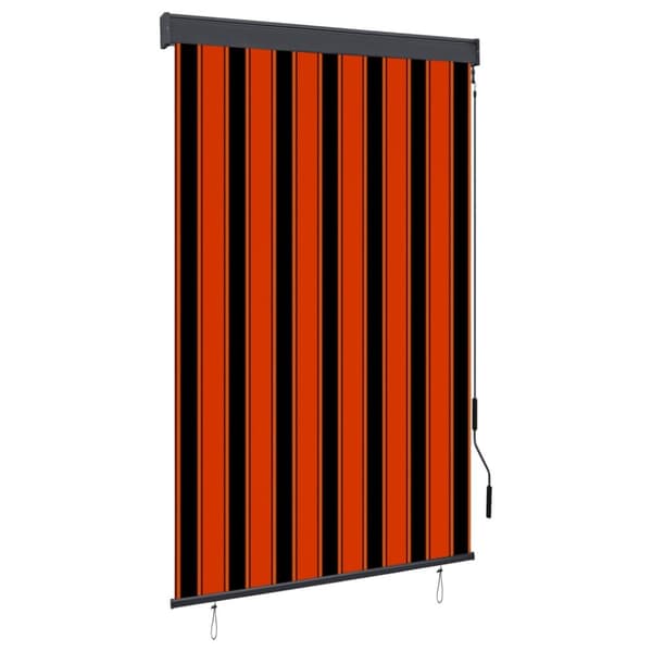 vidaXL udendørs rullegardin 120x250 cm orange og brun