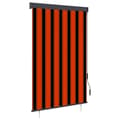 Miniatyrbillede 1 af 8: vidaXL udendørs rullegardin 120x250 cm orange og brun
