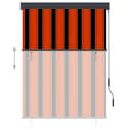 Miniatyrbild 3 av 8: vidaXL Rullgardin utomhus 120x250 cm orange och brun