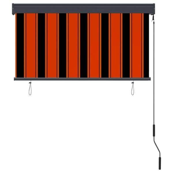 vidaXL Rullgardin utomhus 120x250 cm orange och brun