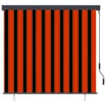 Miniatyrbillede 2 af 8: vidaXL udendørs rullegardin 160x250 cm orange og brun