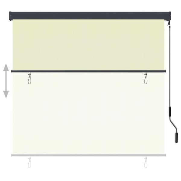 vidaXL Ulkorullaverho 170x250 cm kerma