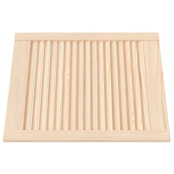 vidaXL Skåpluckor lamelldesign 4 st 61,5x49,4 cm massiv furu