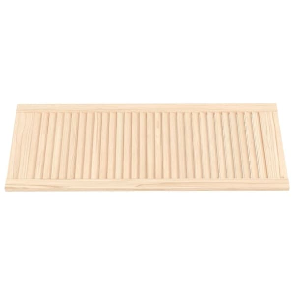 vidaXL Skåpluckor lamelldesign 4 st 99,3x39,4 cm massiv furu
