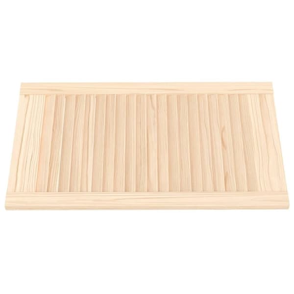 vidaXL Skåpluckor lamelldesign 4 st 69x39,4 cm massiv furu