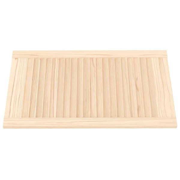 vidaXL Skåplucka lamelldesign 69x39,4 cm massiv furu