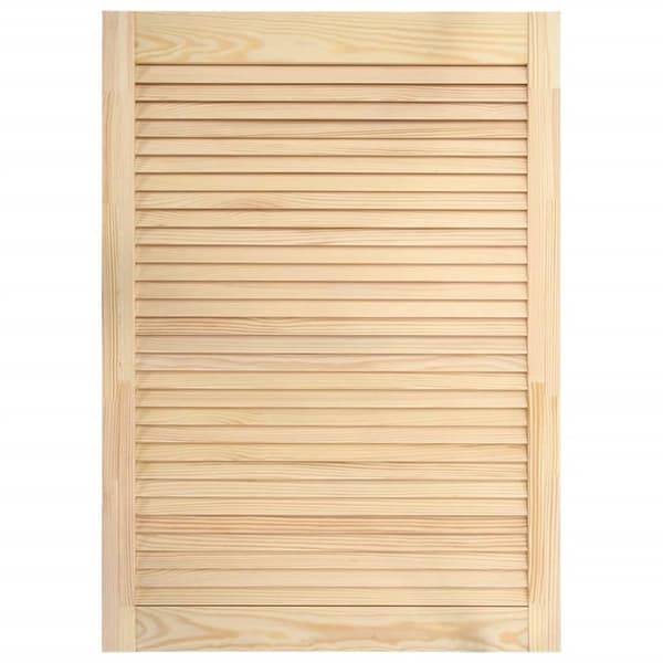 vidaXL Skåplucka lamelldesign 69x39,4 cm massiv furu