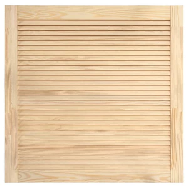 vidaXL Kaapin ovi säleikkömuotoilu 39,5x39,4 cm täysi mänty