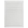 Miniatyrbild 1 av 7: vidaXL Skåplucka lamelldesign vit 69x39,4 cm massiv furu