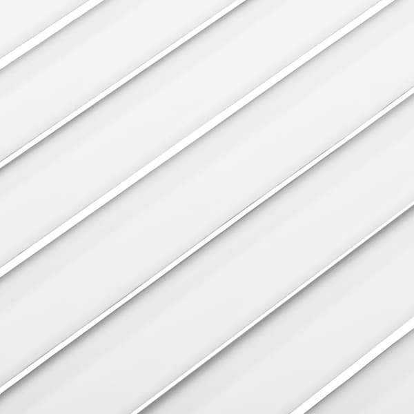 vidaXL skabslåger 2 stk. 61,5x39,4 cm lameldesign massivt fyr hvid