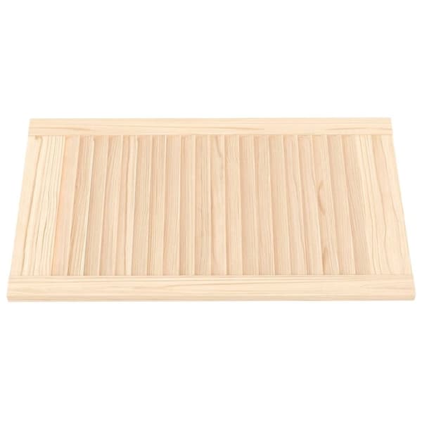 vidaXL skabslåger 2 stk. 69x39,4 cm lameldesign massivt fyrretræ