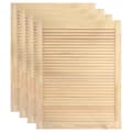 Miniatyrbild 1 av 7: vidaXL Skåpluckor lamelldesign 4 st 61,5x39,4 cm massiv furu