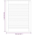 Miniatyrbild 7 av 7: vidaXL Skåpluckor lamelldesign 2 st 61,5x49,4 cm massiv furu