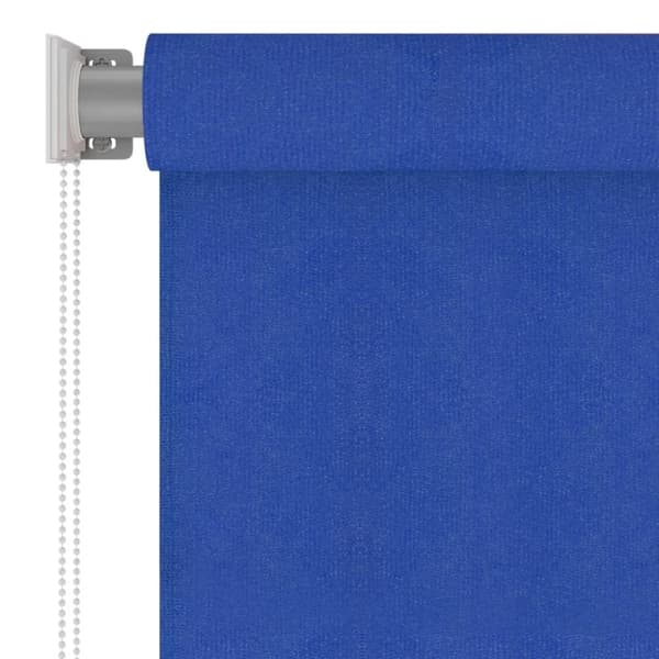 vidaXL Rullgardin utomhus 60x140 cm blå HDPE