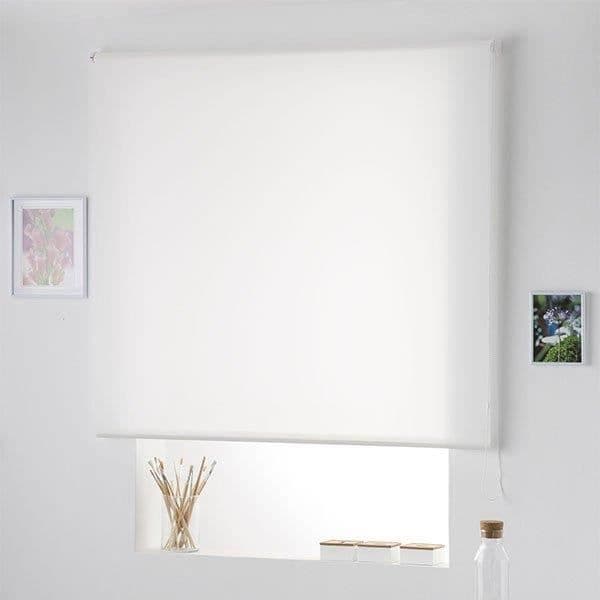 Transparent persienn Naturals White - storlek: 140 x 250 cm