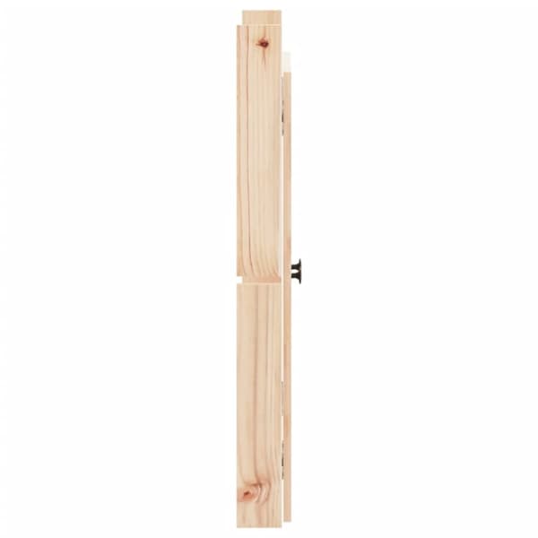 vidaXL Ulkokeittiökaapin ovet 2 kpl 50x9x82 cm täysi mänty