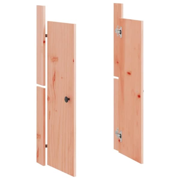 vidaXL Utekjøkkendører 2stk 50x9x82 cm heltre furu