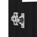 Miniatyrbilde 8 av 10: vidaXL Utekjøkkendører 2 stk svart 50x9x82 cm heltre furu