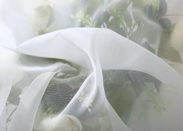 Rootz Voile Gardiner - Draperer - Vinduesbeklædning - Sheers - Paneler - Persienner - Hvide - 140x245 cm