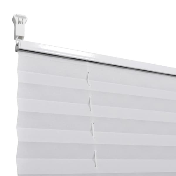plisségardiner 50 x 100 cm hvid