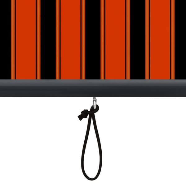 Rullgardin utomhus 80x250 cm orange och brun